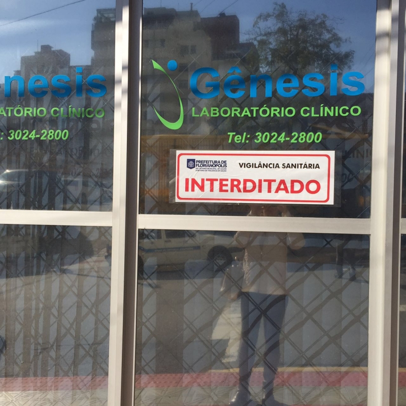Vigilância cancela licença do laboratório Gênesis