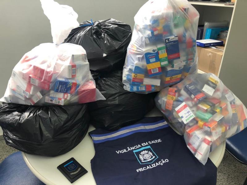 Vigilância apreende + de mil caixas de medicamentos sem receita