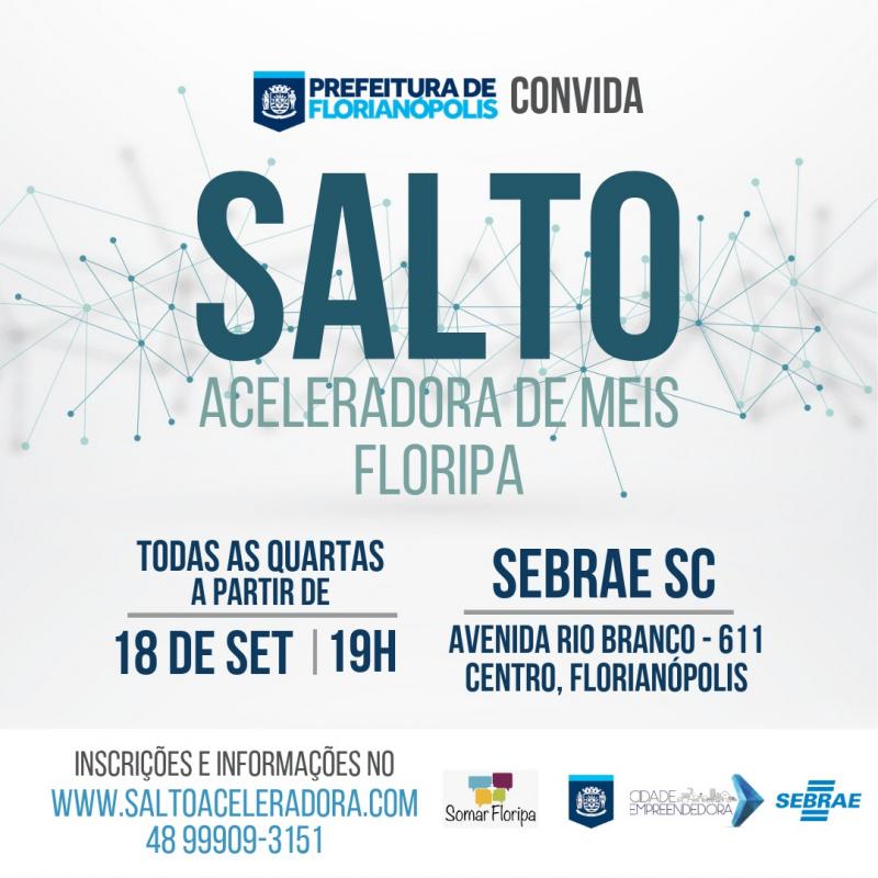 Faltam seis dias para o término das inscrições no programa SALTO: Aceleradora