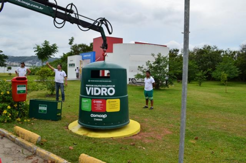 Comcap lança coleta seletiva de vidro no Continente