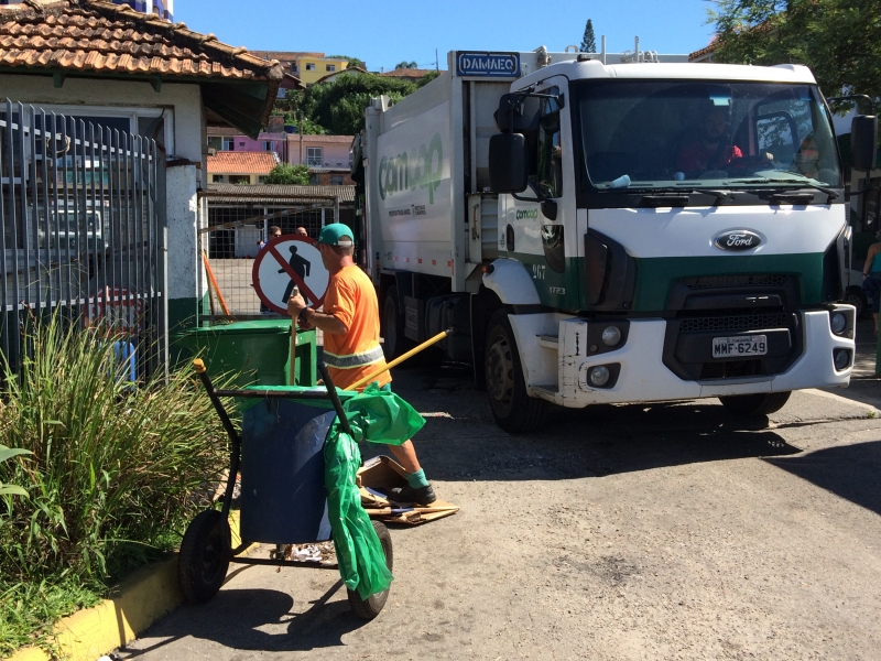 Comcap retoma serviços de limpeza e coleta