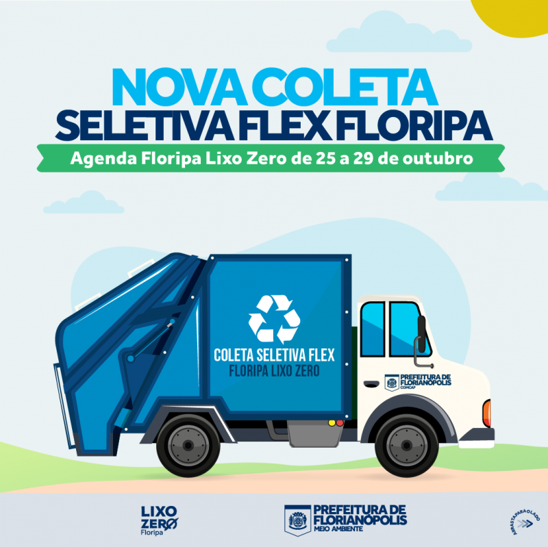 Florianópolis terá novos serviços da seletiva flex na Semana Lixo Zero