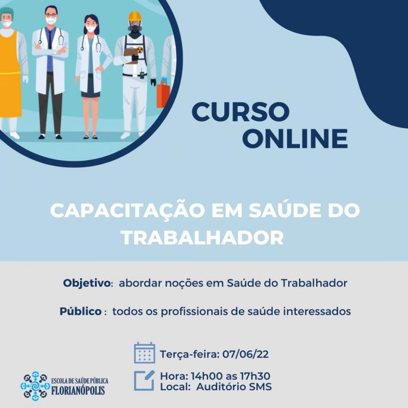 Vigilância em Saúde do Trabalhador convida nossos profissionais para a Capacitação