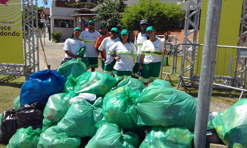 Comcap garante limpeza no Carnaval de Florianópolis