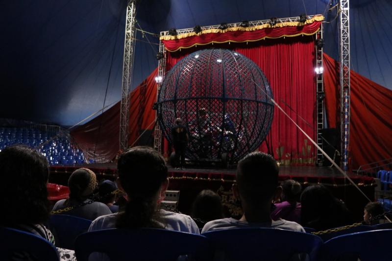 Pré-feriado animado: Fundação Somar leva crianças em circo
