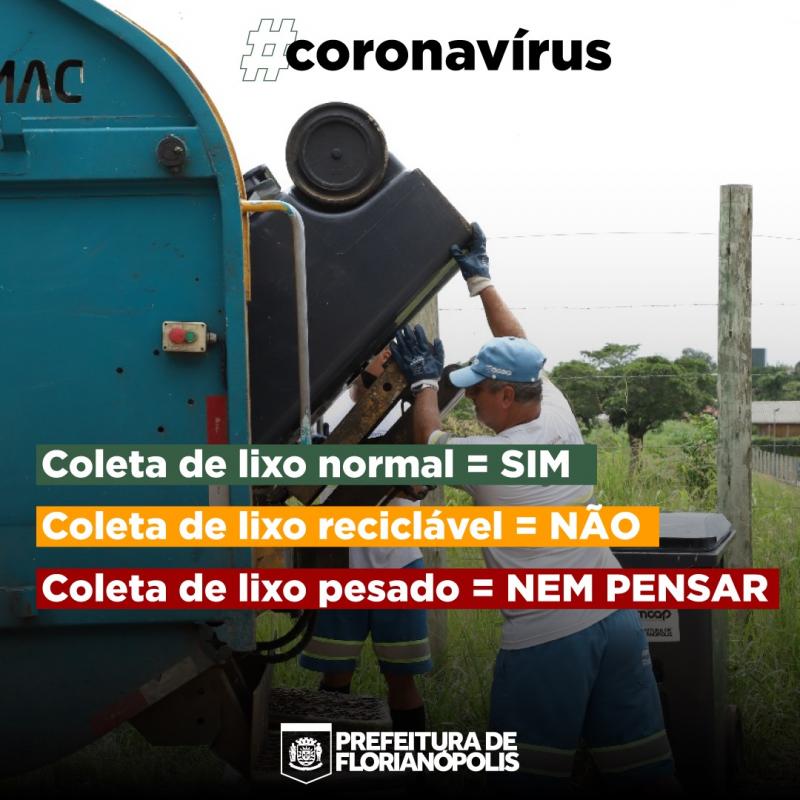 Coleta seletiva segue suspensa em Florianópolis