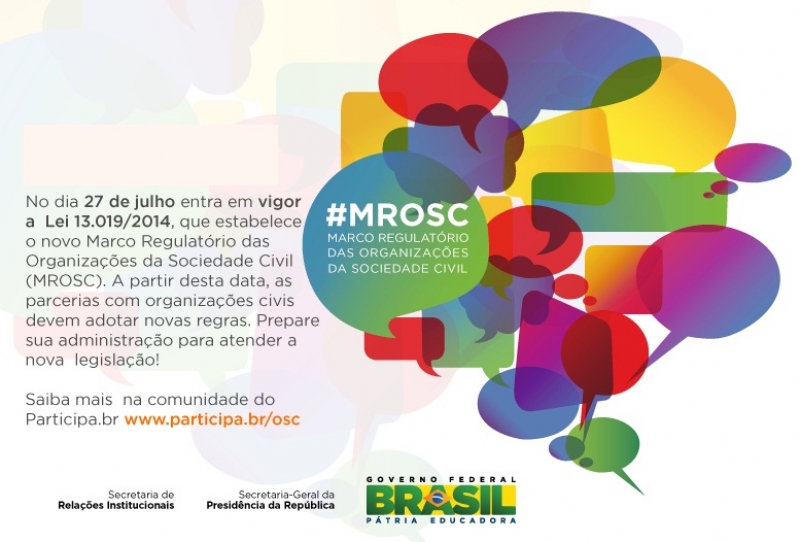 Marco Regulatório das Organizações da Sociedade Civil