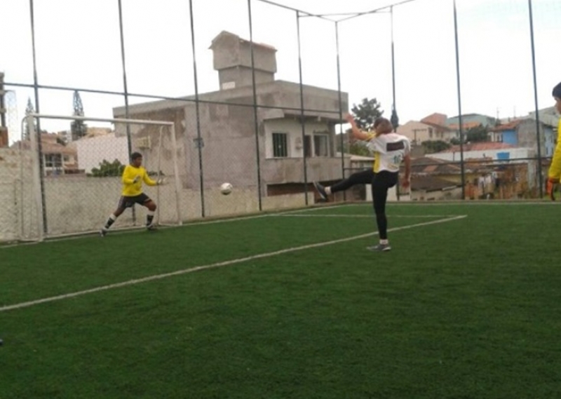 Jovens participam da 1ª Copa de Pênaltis