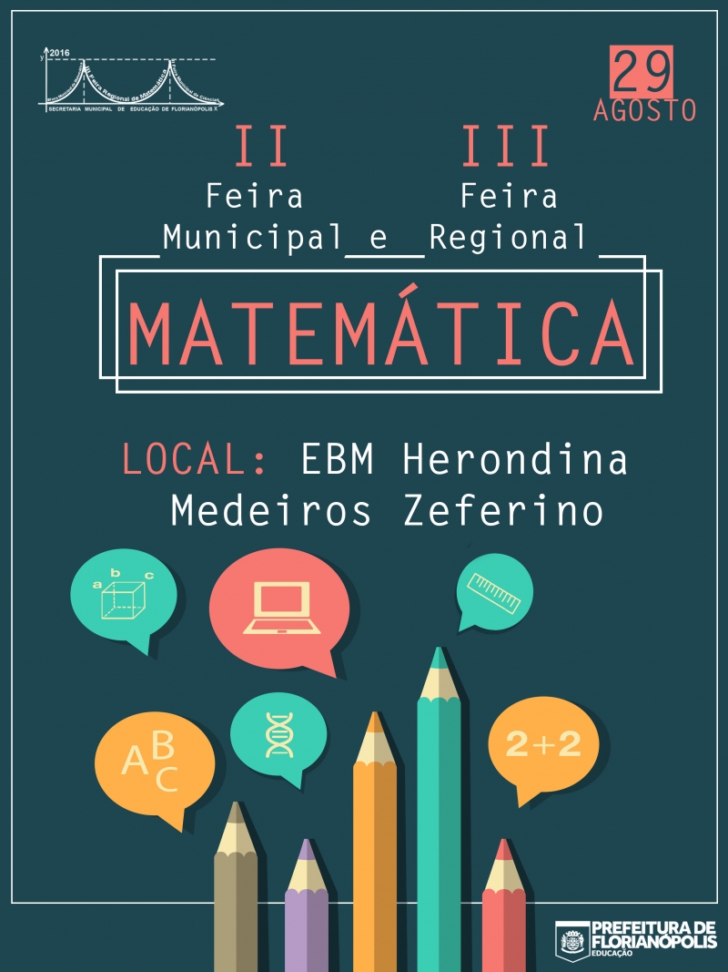 Inscrições para feira de ciências e matemática 