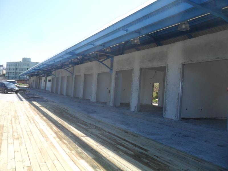 Mercado do Continente está 50% pronto