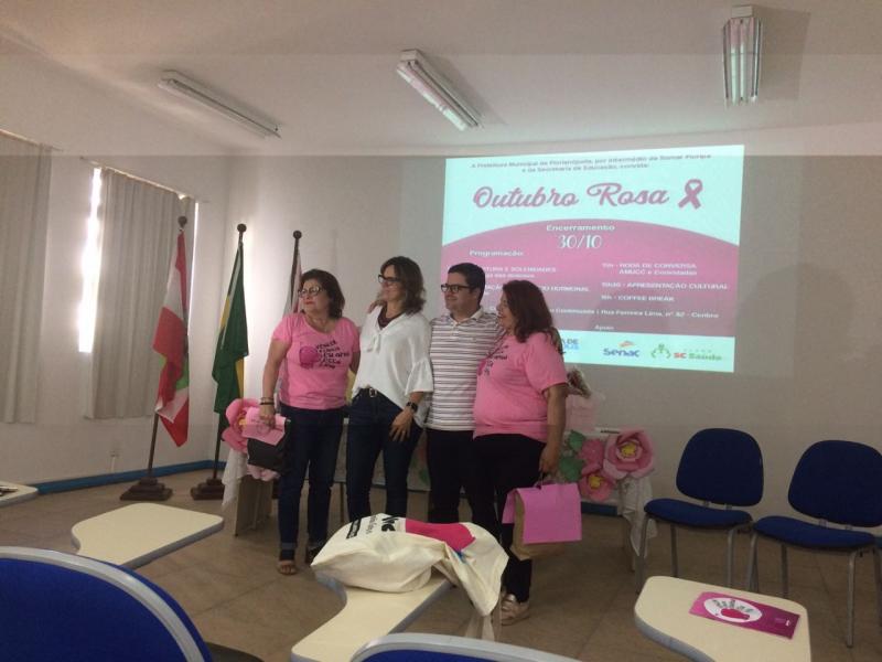 Somar Floripa e SME promovem encerramento da campanha Outubro Rosa