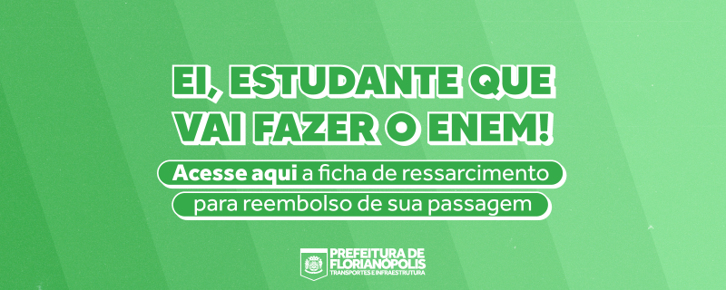 Estudantes de Florianópolis terão gratuidade no transporte para o ENEM
