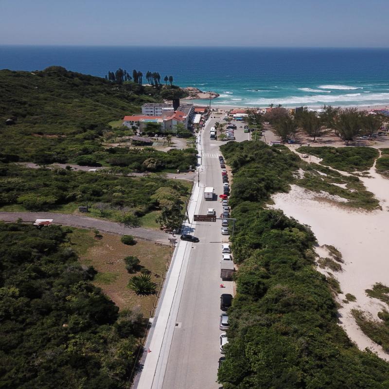 Prefeitura conclui paver da Estrada Geral da Joaquina
