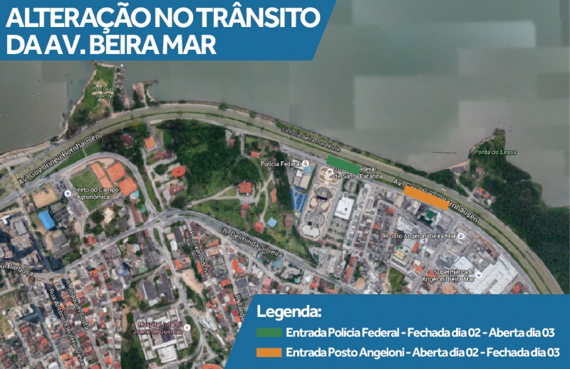 Chuva interrompe as obras na Beira-mar Norte