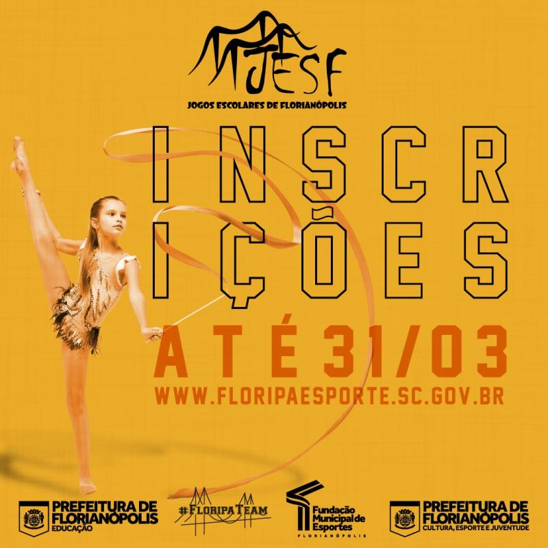 Inscrições para os Jogos Escolares de Florianópolis estão abertas