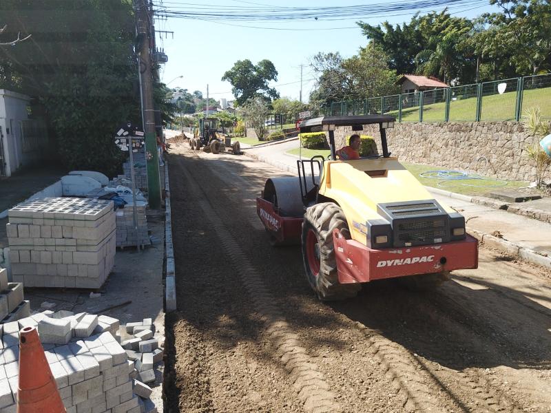 Iniciadas obras em importantes vias da região central da Lagoa da Conceição