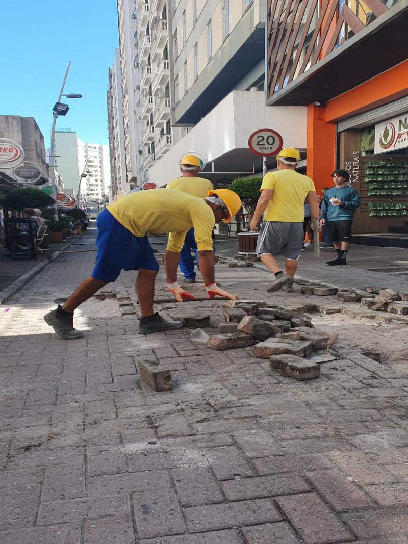 Prefeitura repara 77,5 mil metros quadrados de ruas e servidões