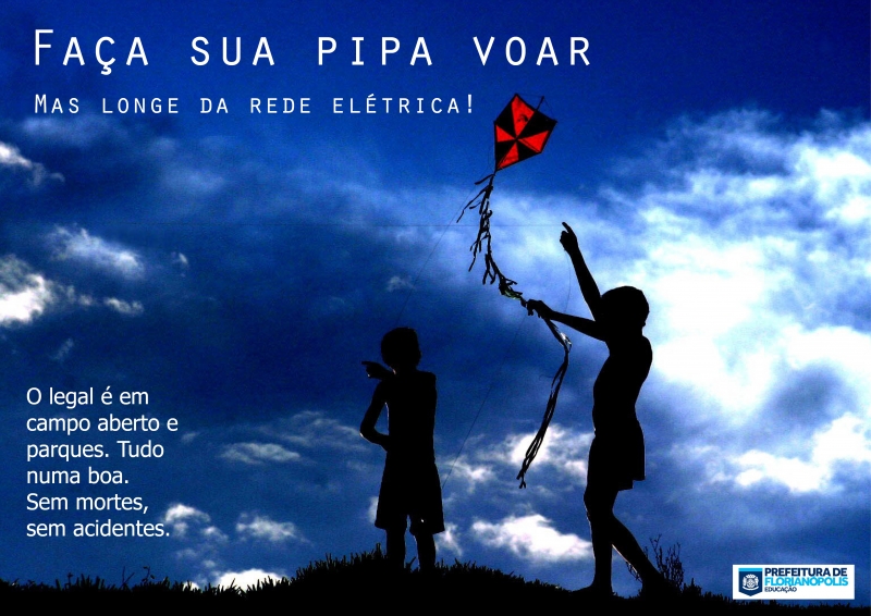 Prefeitura faz campanha contra cerol em pipas