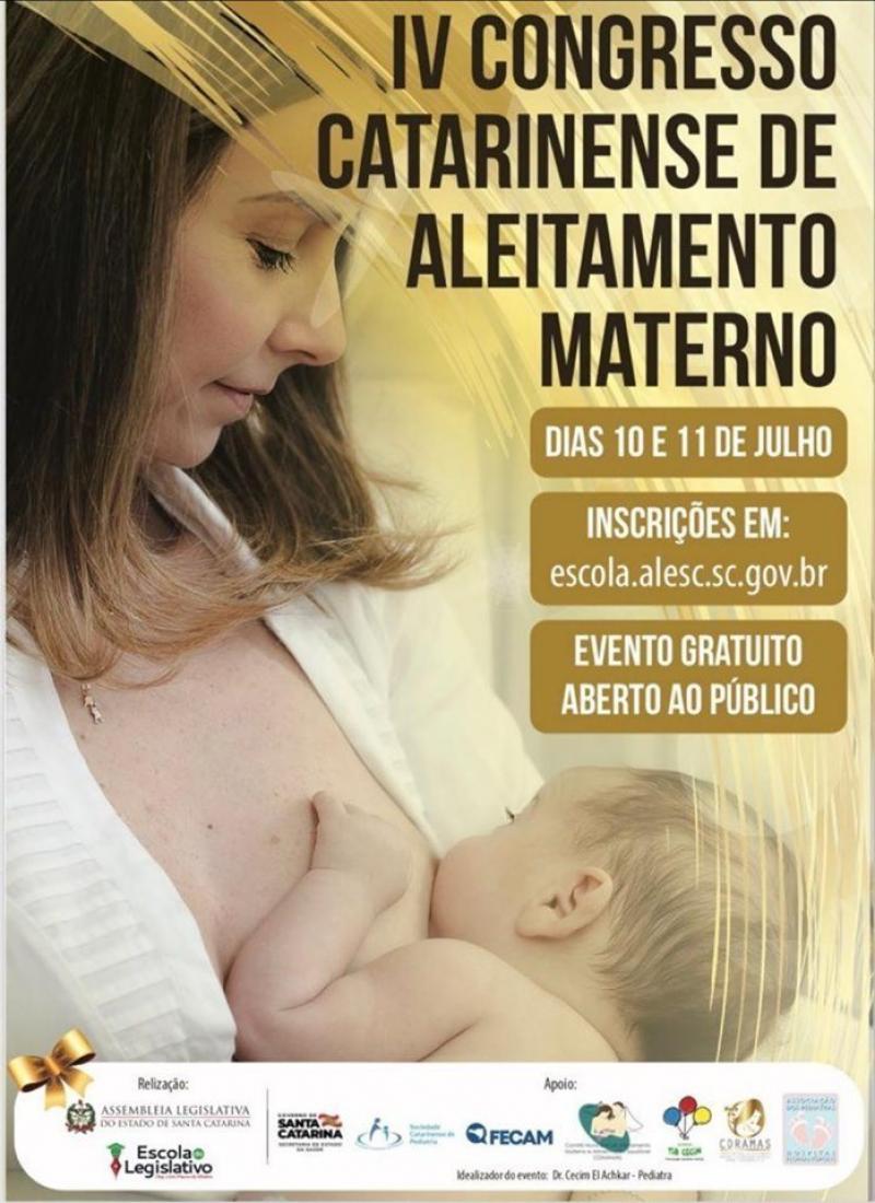 Participe do 4º Congresso Catarinense de Aleitamento Materno