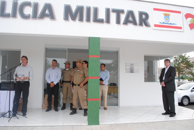 Prefeito inaugura nova Base da PM em Canasvieiras
