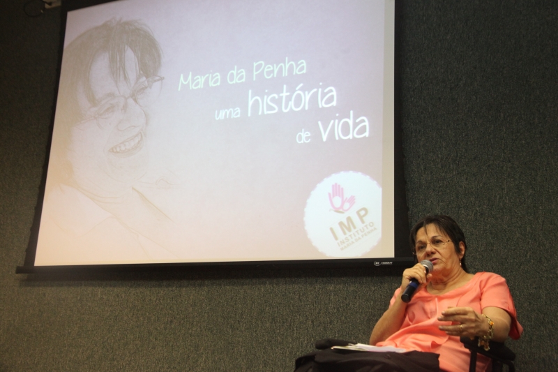 Maria da Penha fala sobre direitos dos deficientes