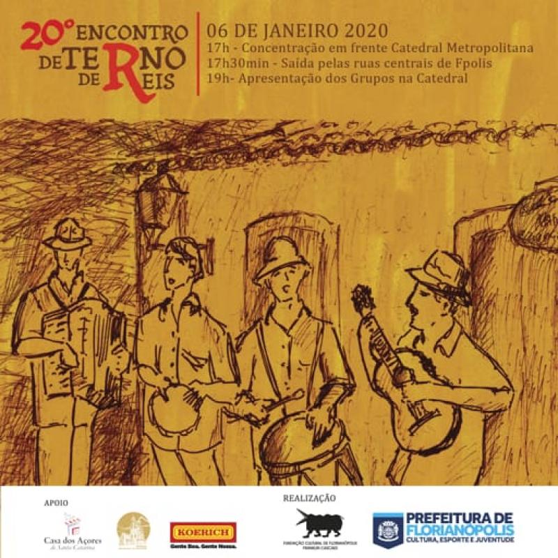 Prefeitura Municipal de Florianópolis promove 20º Encontro de Terno de Reis   
