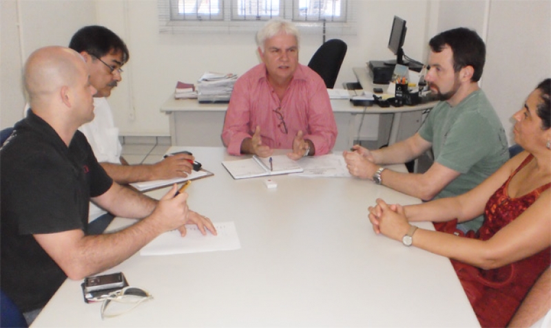 Secretário adjunto da Saúde recebeu a visita do presidente do Conselho Local de Saúde do Santinho