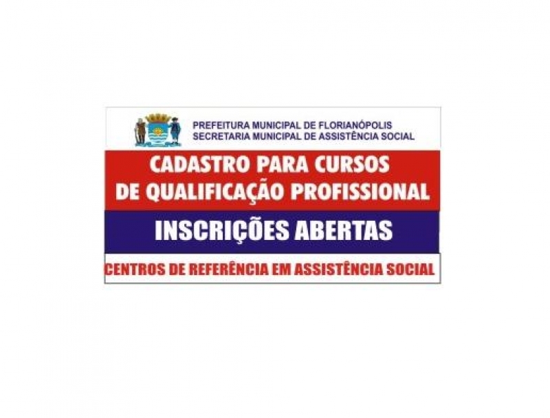 CRAS abre inscrições para cursos gratuitos de qualificação profissional
