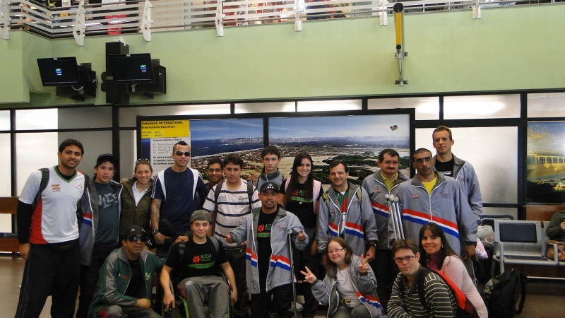 Atletas de Florianópolis voam para o PARAJASC.