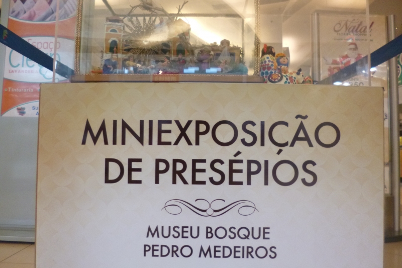 Presépio do Bosque do Estreito em exposição 