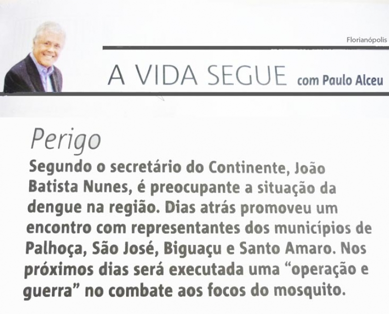 Repercussão da força-tarefa contra dengue