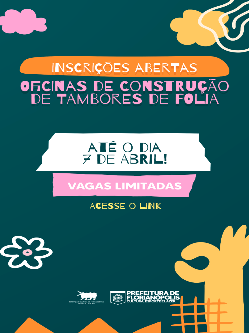 Inscrições abertas para oficinas de construção de tambores de folia