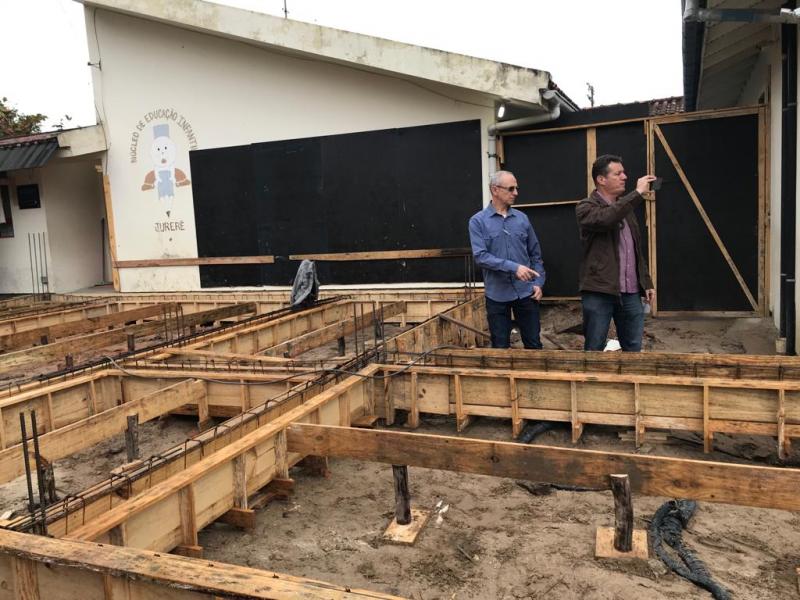 Obras seguem recebendo visitas periódicas de técnicos da SMTAC