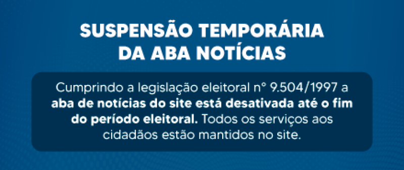 Suspensão Temporária da Aba Notícias