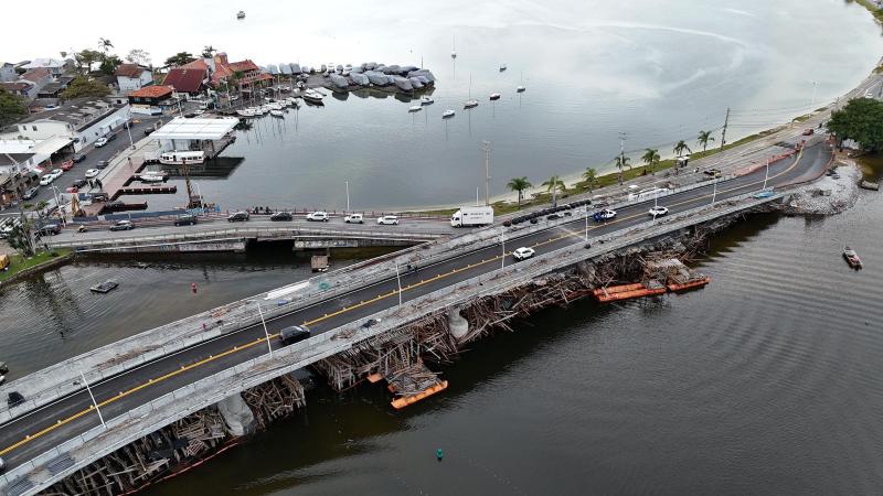 Trânsito é liberado na nova Ponte da Lagoa