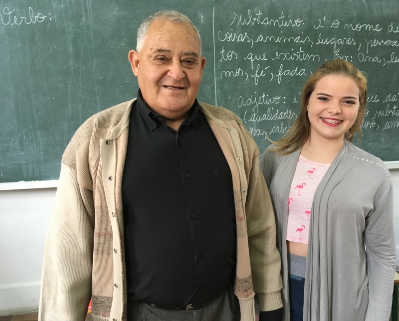 Samuel e Pamela: histórias que se cruzam na EJA Florianópolis