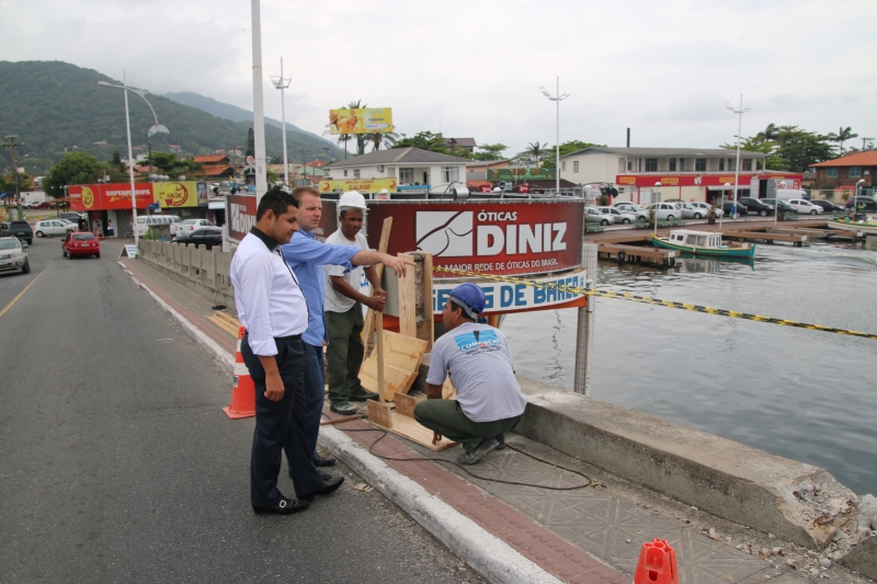 Ponte da Lagoa passa por reparo de emergência