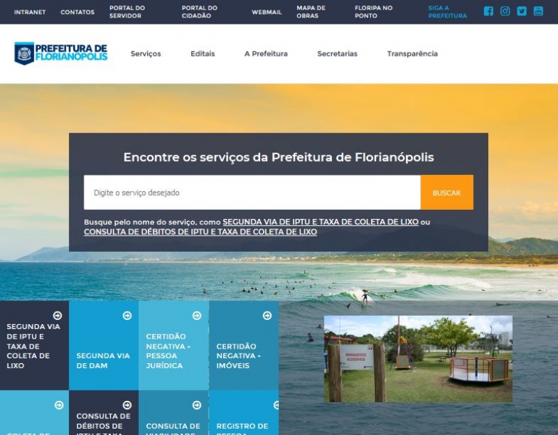 Prefeitura lança novo site mais dinâmico e transparente
