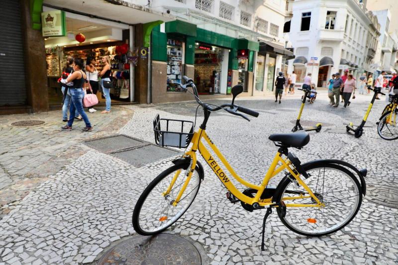 Bicicletas compartilhadas são nova opção para deslocamentos na capital
