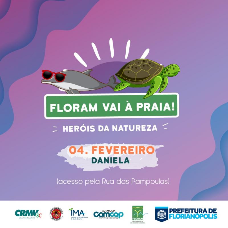 Daniela recebe o Floram Vai à Praia nesta terça-feira (4)
