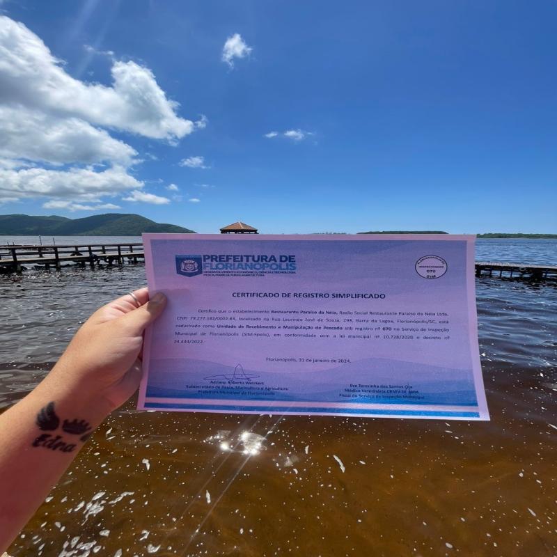 Primeiro restaurante de Florianópolis recebe selo contemplado pela Lei dos Pescados (do mar à mesa)