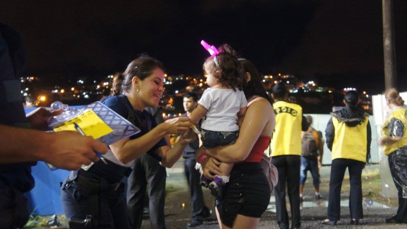 Guarda identifica quase 500 crianças na passarela