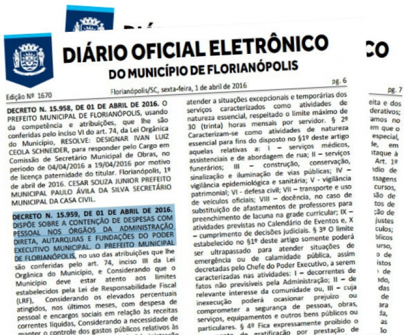 Prefeito anuncia medidas para reduzir despesas