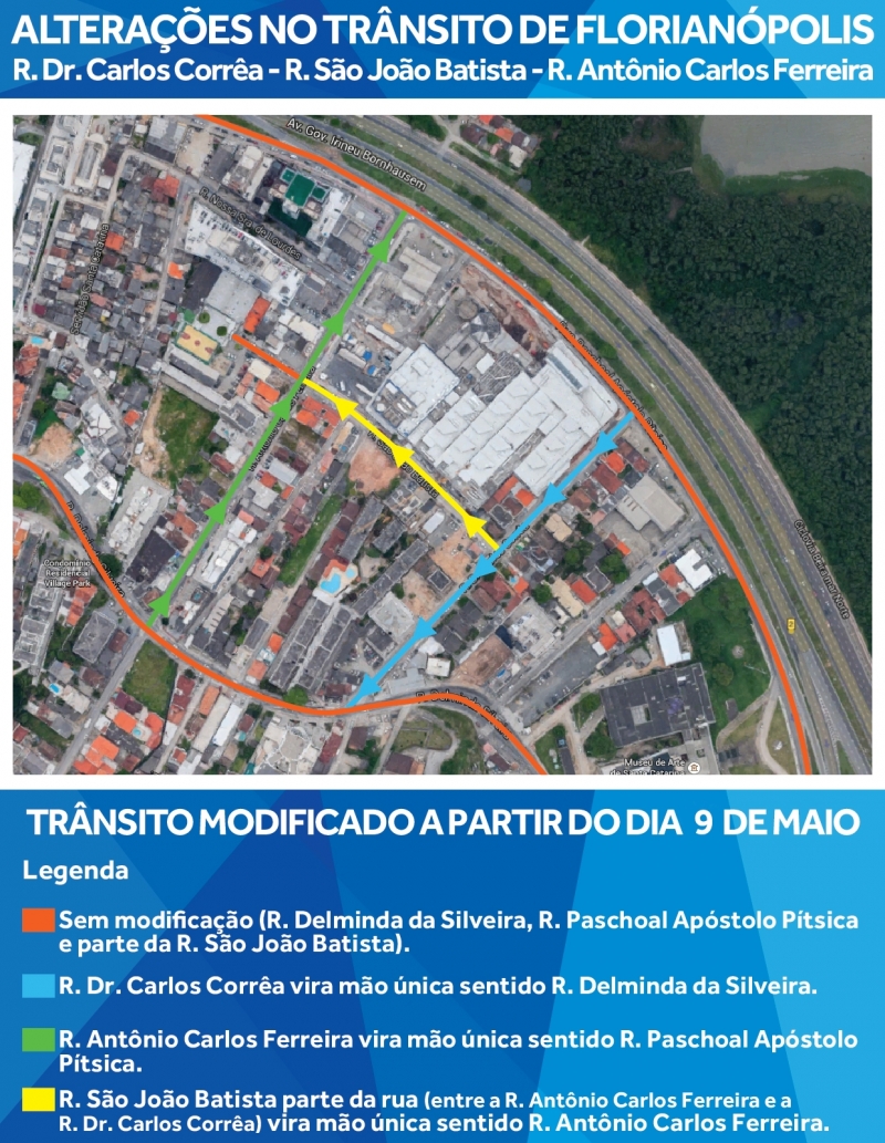 Trânsito muda a partir de sábado na Agronômica
