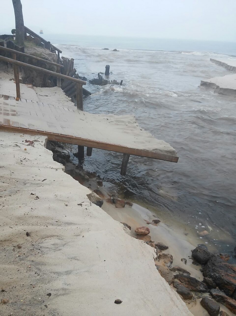 Chuva causa alagamentos e estragos no Norte da Ilha