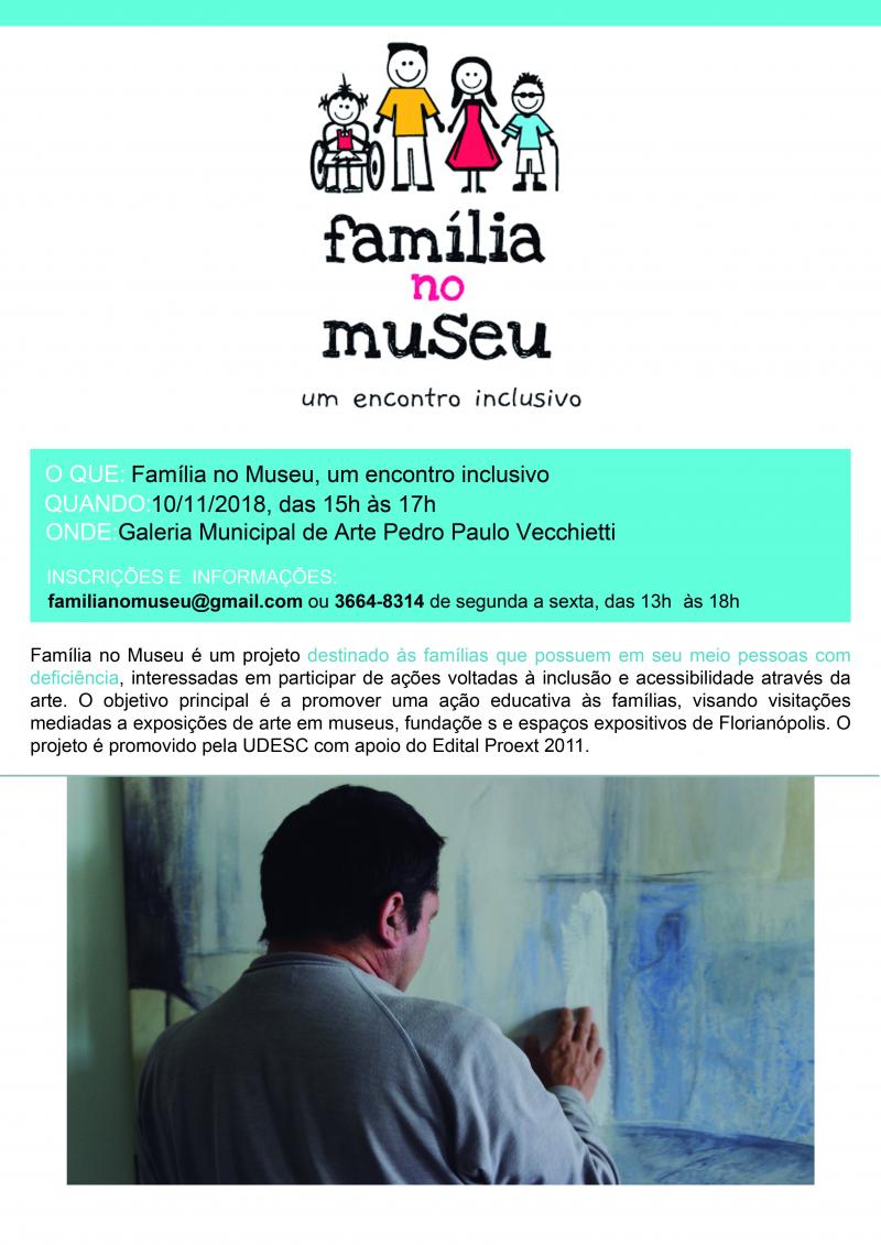 Galeria de Arte Pedro Paulo Vecchietti recebe Projeto Família no Museu