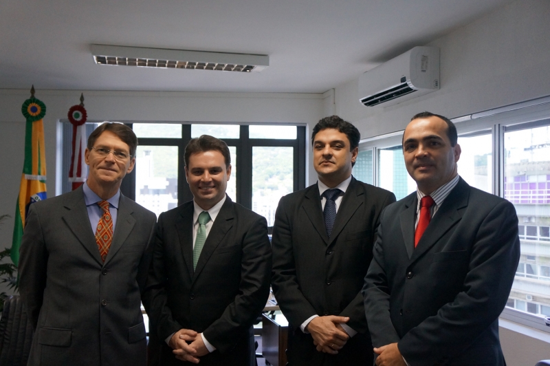 Prefeito e Procurador-Geral se reúnem com Presidente do TRE/SC