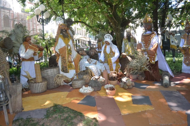 Presépio da Praça XV recebe visitas até domingo