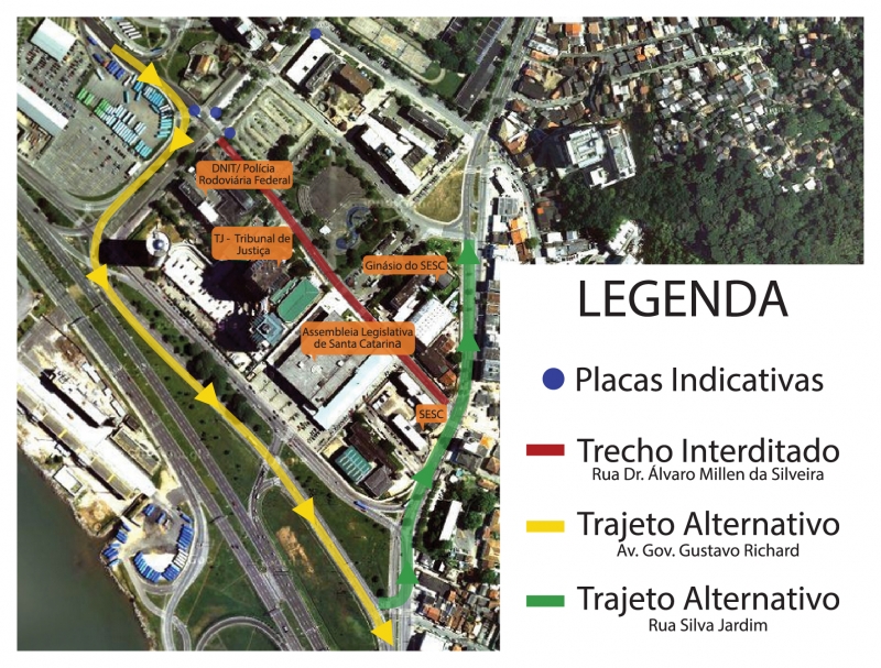 Rua Álvaro Millen, no Centro, será interditada 