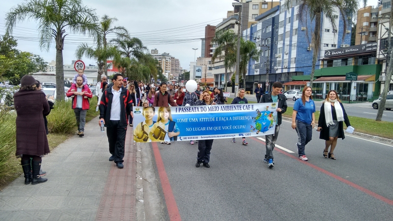 Passeata defende o meio ambiente 